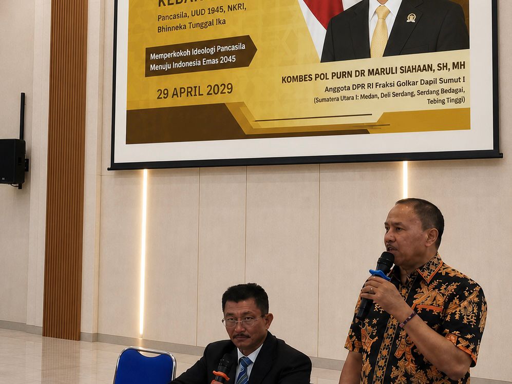 Maruli Siahaan Sosialisasikan Empat Pilar MPR RI di Medan Sunggal