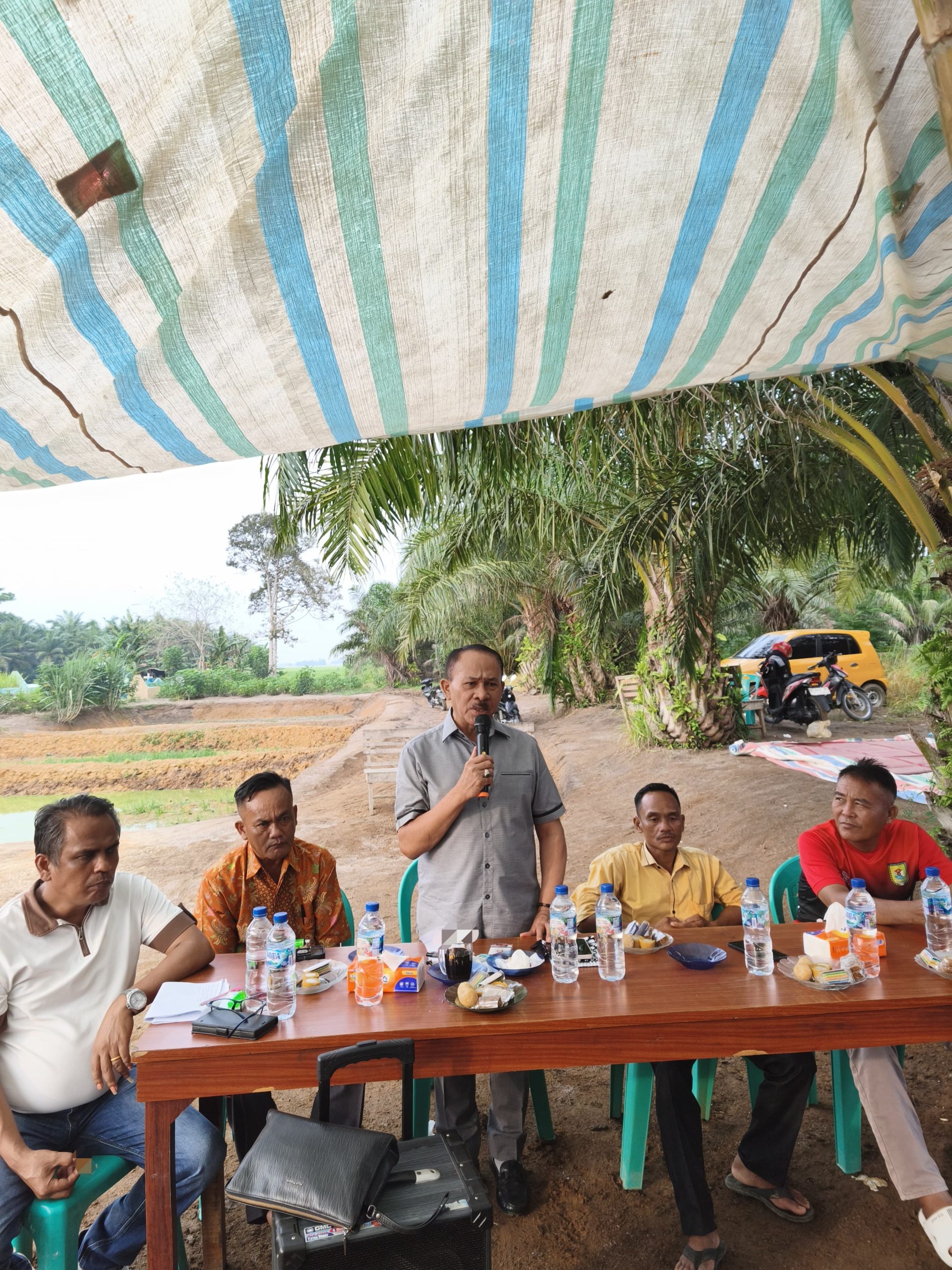 Maruli Siahaan Turun ke Sei Bamban, Warga Tiga Desa Keluhkan Pupuk Langka Hingga Irigasi 
