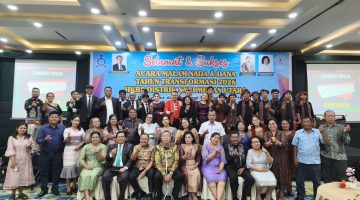 Maruli Siahaan Hadiri Malam Nada dan Dana  Tahun Tranformasi HKBP distrik XXXI Medan Utara