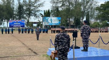 Gembleng Generasi Bahari, Kodaeral I Kobarkan Semangat Patriotisme 100 Pelajar Dalam Persami KKRI Di Lhokseumawe