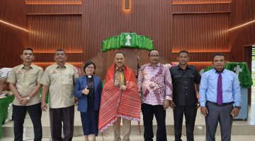 Maruli Siahaan Hadiri Pesta Pembangunan Plafon Gereja HKI Cendana Asri Tanjung Morawa