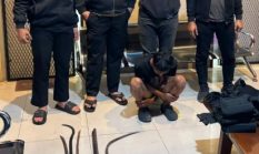 Geng Motor “Warnek” Belawan Ditangkap, 10 Sajam Ditemukan di Basecamp  