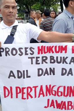 Polres Labuhanbatu di Demo Buruh SPBun PTPN IV, Belasan Laporan Curas Tak Ditindak Lanjuti