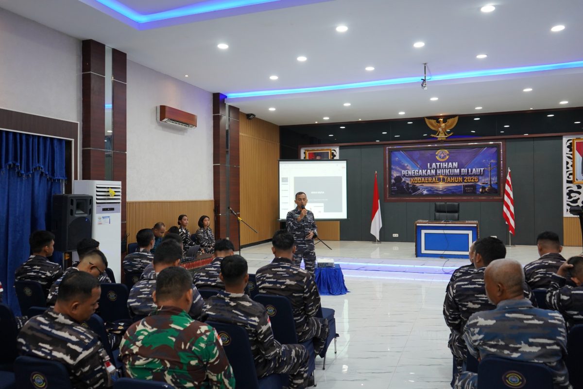 Komando Daerah Angkatan Laut I (Kodaeral I) menggelar Latihan Penegakan Hukum di Laut Tahun Anggaran 2026.(ist)