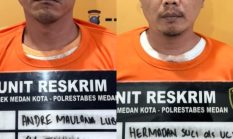 Dua Residivis Spesialis Curanmor Ditangkap, Satu Tersungkur “Dipelor” Polsek Medan Kota, Ini Jejak Kejahatannya Penadah Masih Dikejar