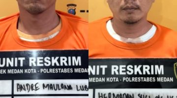 Dua Residivis Spesialis Curanmor Ditangkap, Satu Tersungkur “Dipelor” Polsek Medan Kota, Ini Jejak Kejahatannya Penadah Masih Dikejar