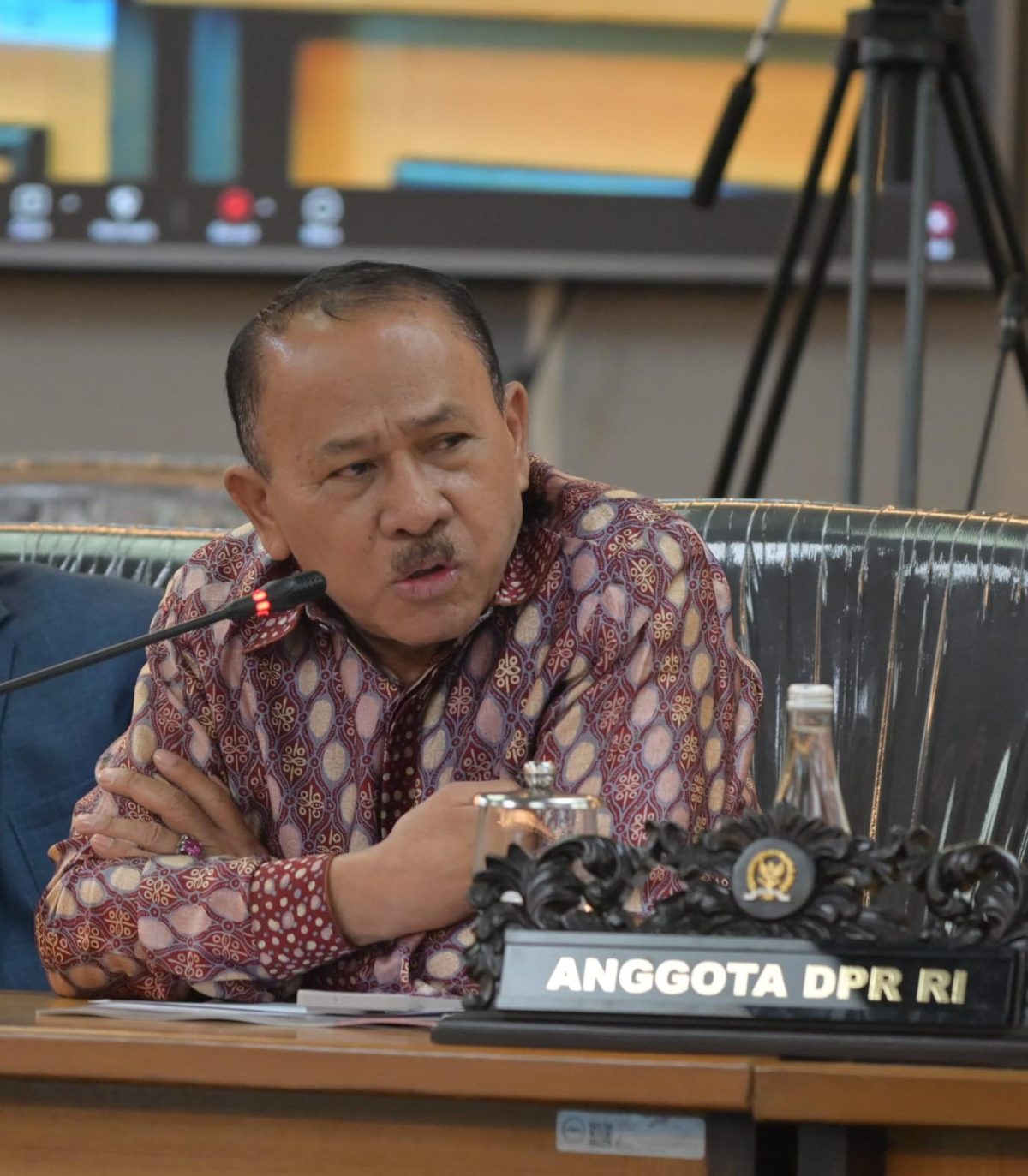 Kombes Pol (P) Dr. Maruli Siahaan, S.H., M.H., dari Fraksi Partai Golkar menghadiri Rapat Dengar Pendapat (RDP) dengan Kepala Badan Pengembangan Sumber Daya Manusia (BPSDM) Kementerian Imigrasi dan Pemasyarakatan RI di Ruang Rapat Komisi XIII DPR RI, Gedung Nusantara II Lantai 3, Senin (28/9).(ist)