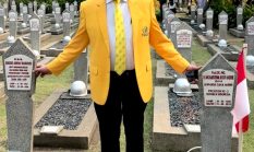 Maruli Siahaan Bersama Bahlil Lahadalia Hadiri Ziarah Peringatan HUT ke-62 Partai Golkar di TMP Kalibata