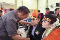 Maruli Siahaan menyampaikan ucaban selamat berbahagia kepada kedua mempelai, Jumat (2/10).(ist)