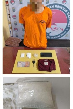 Bawa Sabu 22,58 Gram, Seorang Pria Diciduk Satresnarkoba Polres Tanjungbalai