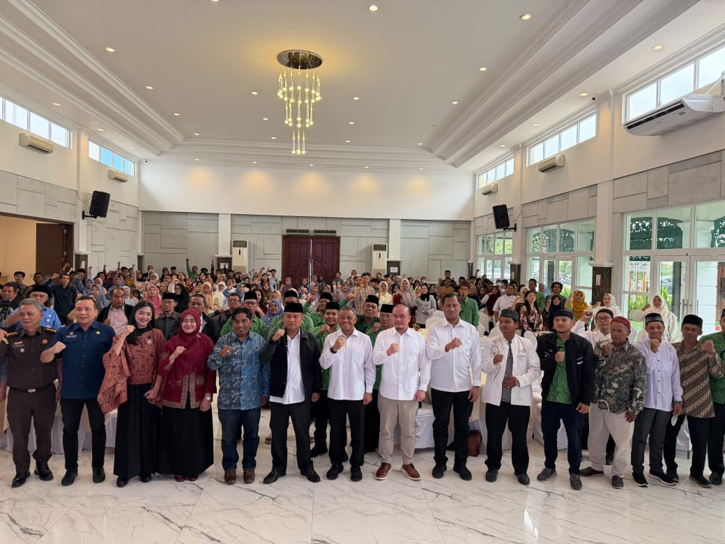 Kegiatan Literasi Digital Berbasis Moderasi, diselenggarakan Badan Nasional Penanggulangan Terorisme (BNPT) bersama Forum Koordinasi Pencegahan Terorisme (FKPT) Sumatera Utara di Andaliman Hall, Medan, Selasa (20/10/2026).(ist)