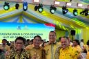 Maruli Siahaan hadiri Tasyakuran ke 62 Partai Golkar.(ist)