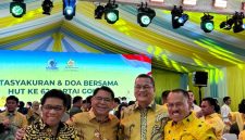 Maruli Siahaan hadiri Tasyakuran ke 62 Partai Golkar.(ist)