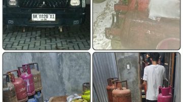 Penampakan gudang saat digerebbek oleh Kodaeral I dua pekan lalu.(ist)
