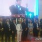 Ketua Umum panitia Dr Effendi Simbolon bersama panitia di kantor pusat HKBP Tarutung.(ist)